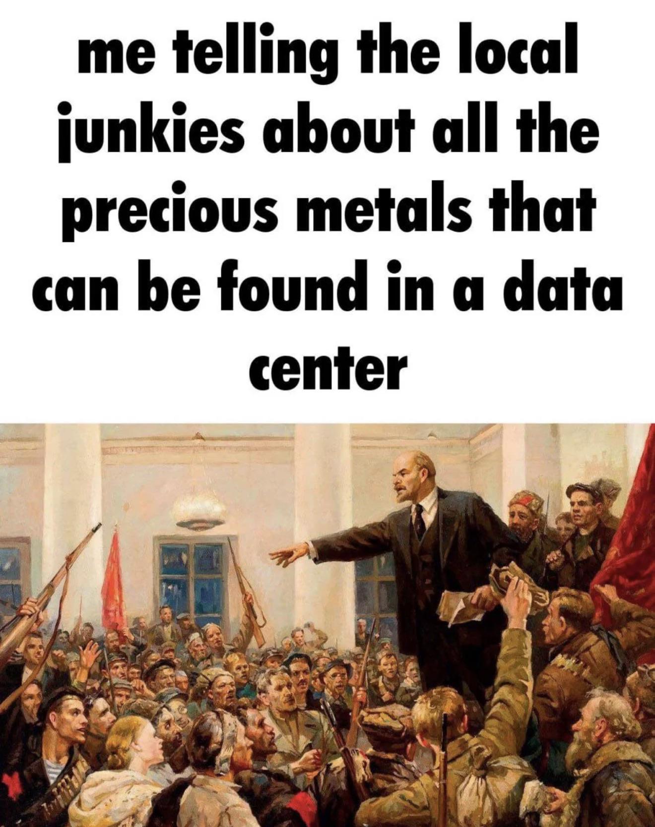 So much gold, wasted