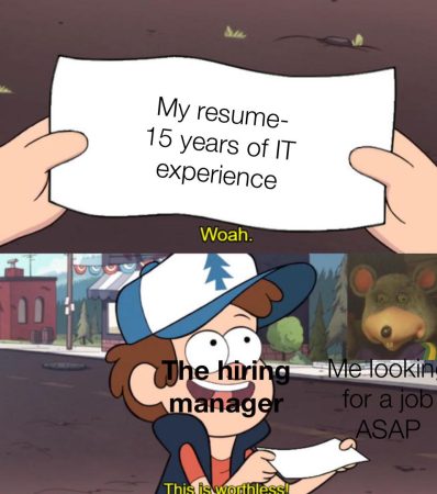 I guess with a Bachelors Degree is worthless…