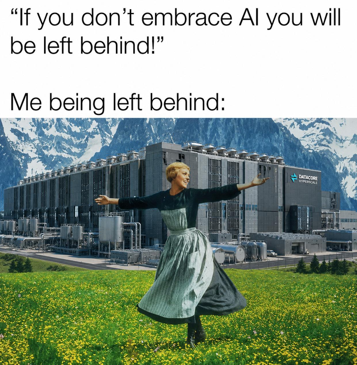 I'll be happily left behind then